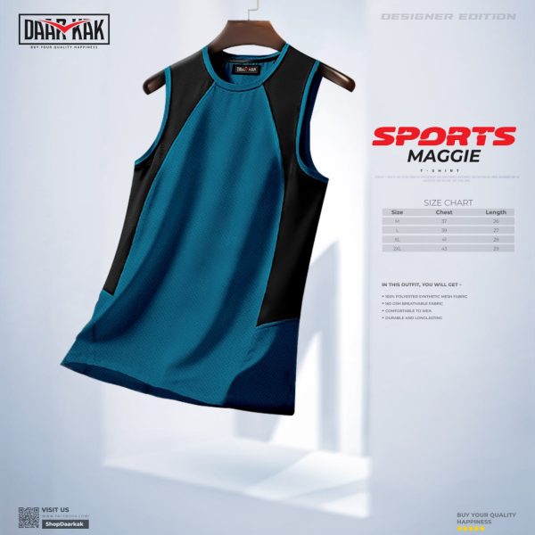 Daarkak Premium Maggi T-Shirt Blue - RDK-121