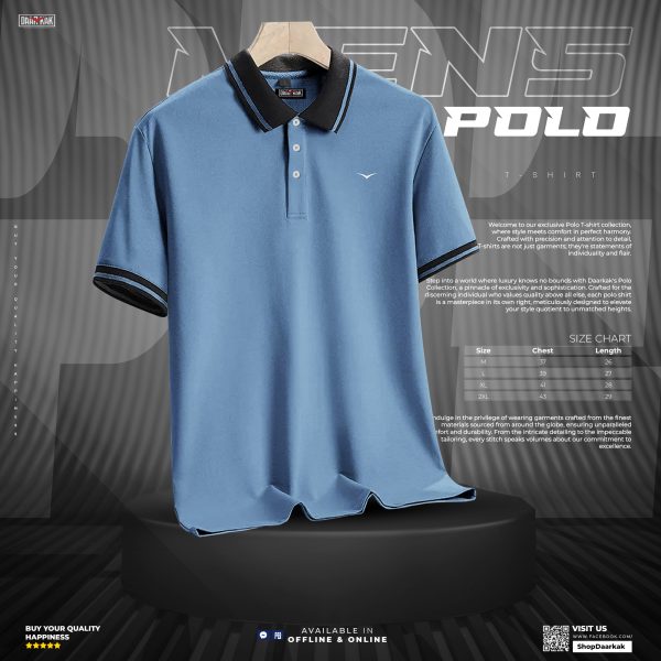 Daar-kak Classic Solid Color Polo Shirt - RDK-103